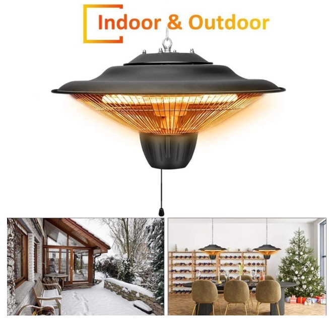Waterproof infrared table heater