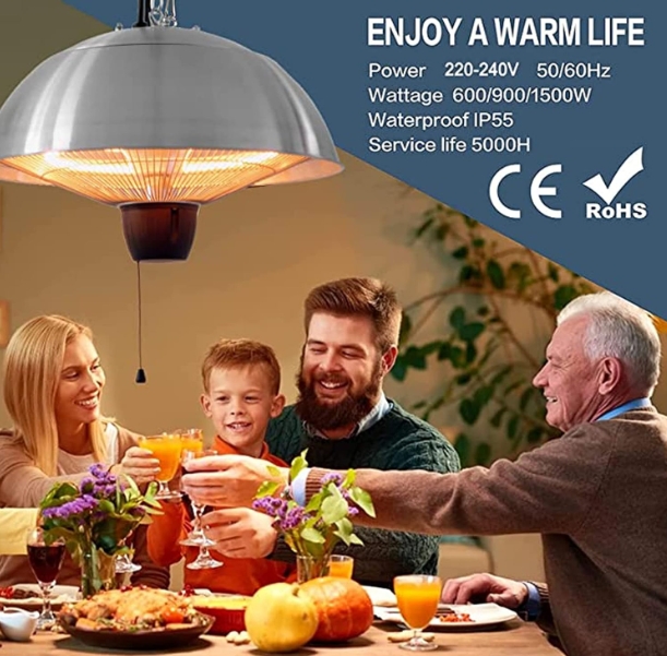 Carbon fiber outdoor heater