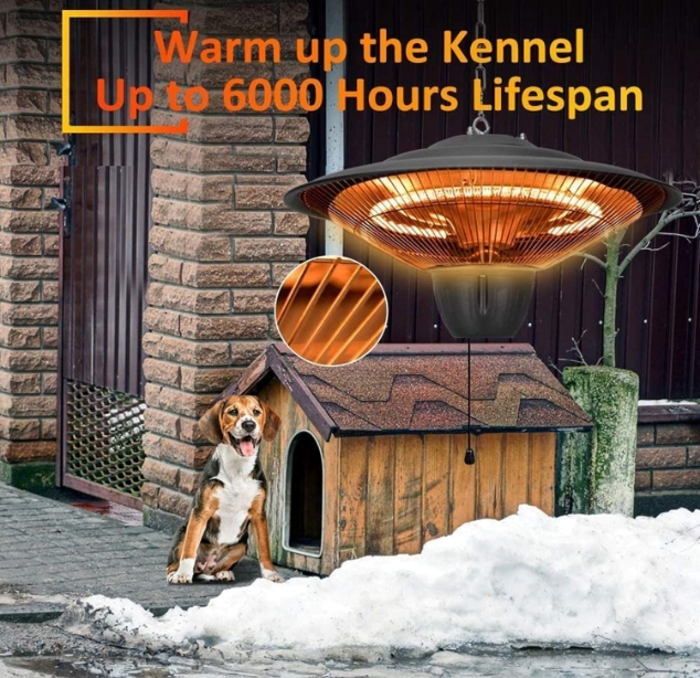 Wall mount industrial heater