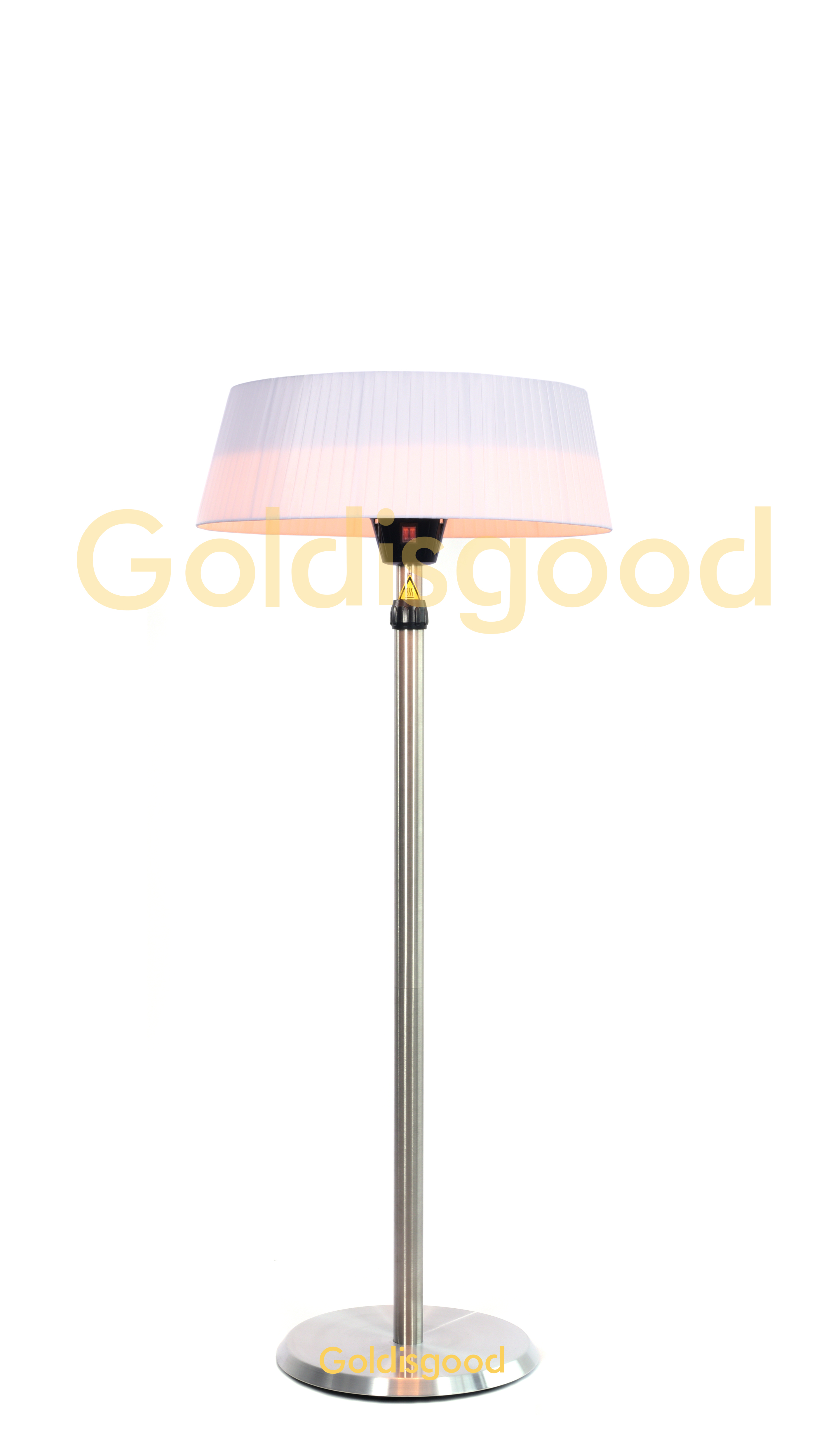 Distance between patio heater and ceiling