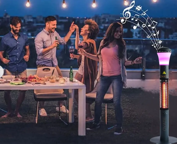 Electric outdoor heater waterproof